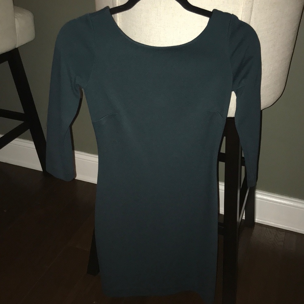 Blue/green Long Sleeve Dress
